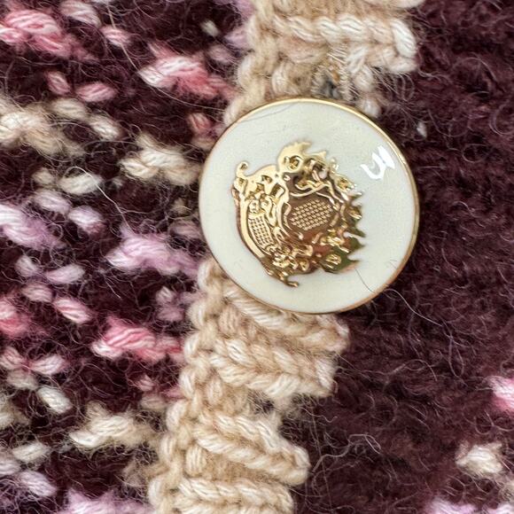 Talbots Tweed Crewneck Cardigan - Picture 3 of 10